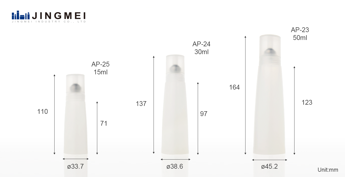plastic roll on bottle